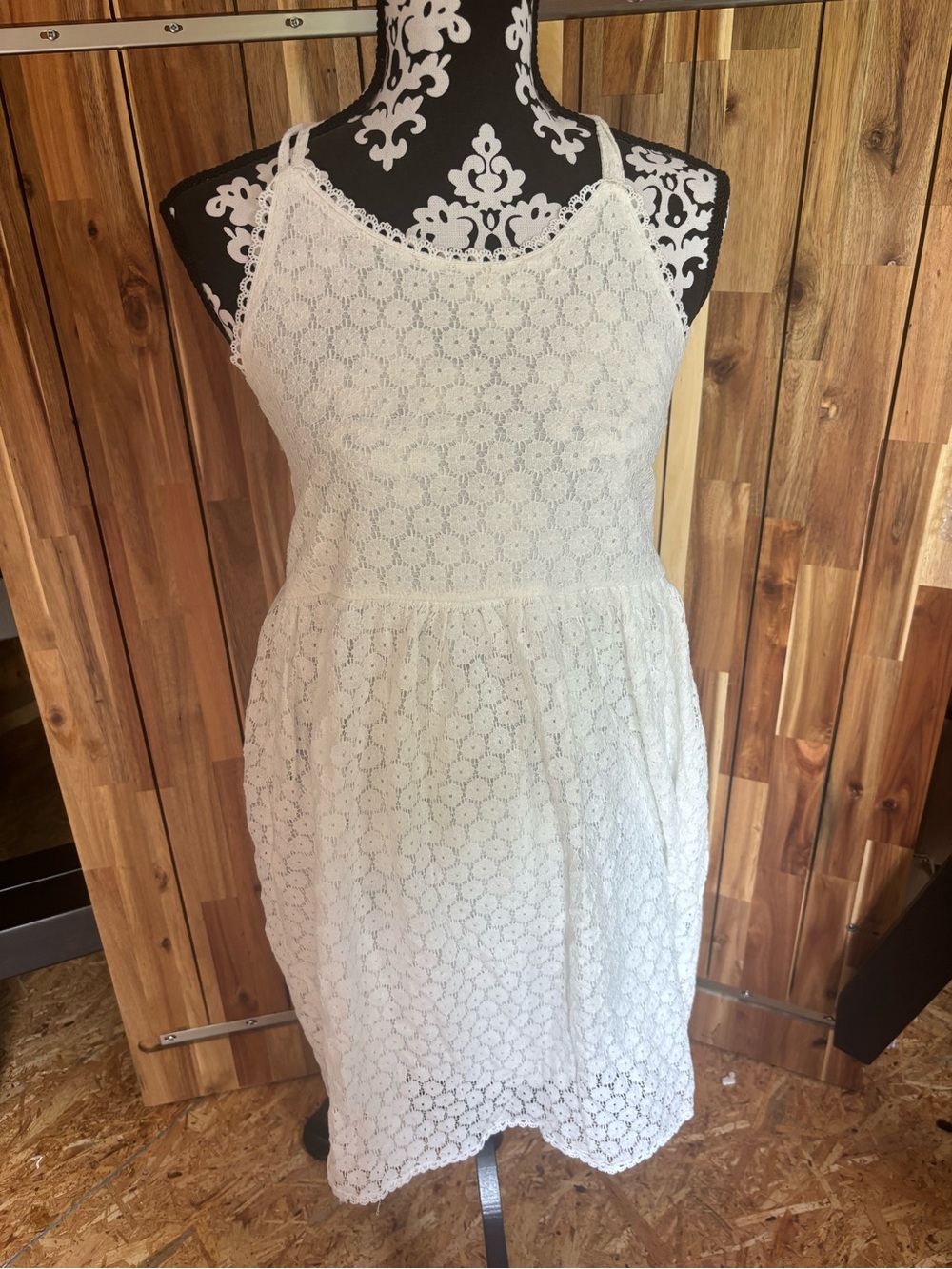 Kissoubaby Girls Youth XL Lace Spaghetti Strap Sundress New without Tags!